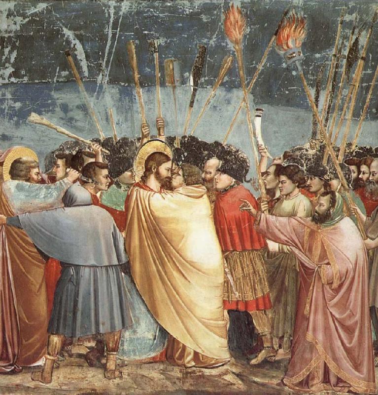 unknow artist Giotto, Judaskyssen China oil painting art